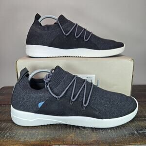 Vessi Cityscape Classic Mens Size 11 Lace Up Waterproof Shoe Storm Black White